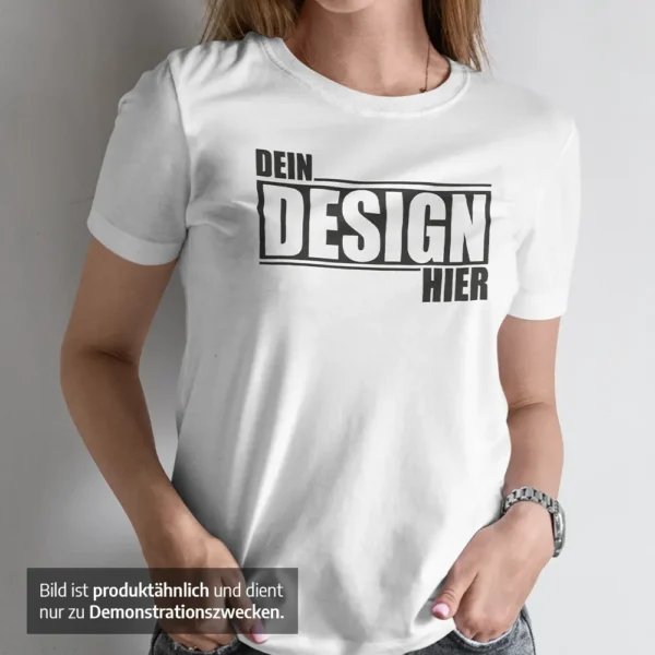 Individuelles Frauen T-Shirt - Eigenes Motiv