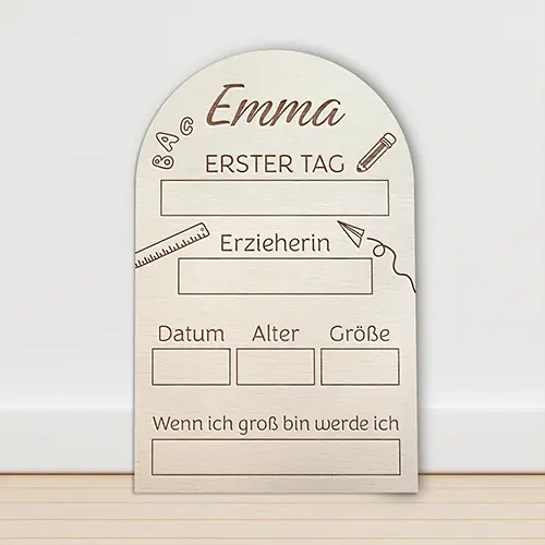 Kategorie - Einschulung - Erinnerungstafeln