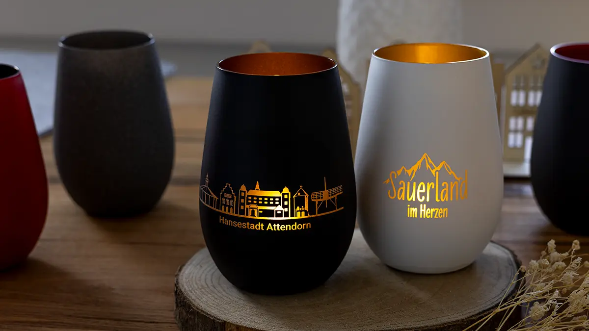 Personalisierbare Gravuren - Glas