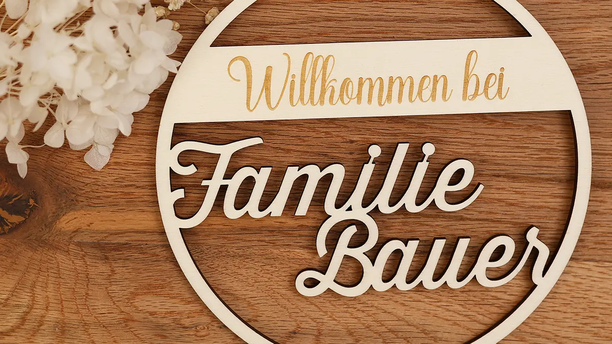Personalisierbar - Holz