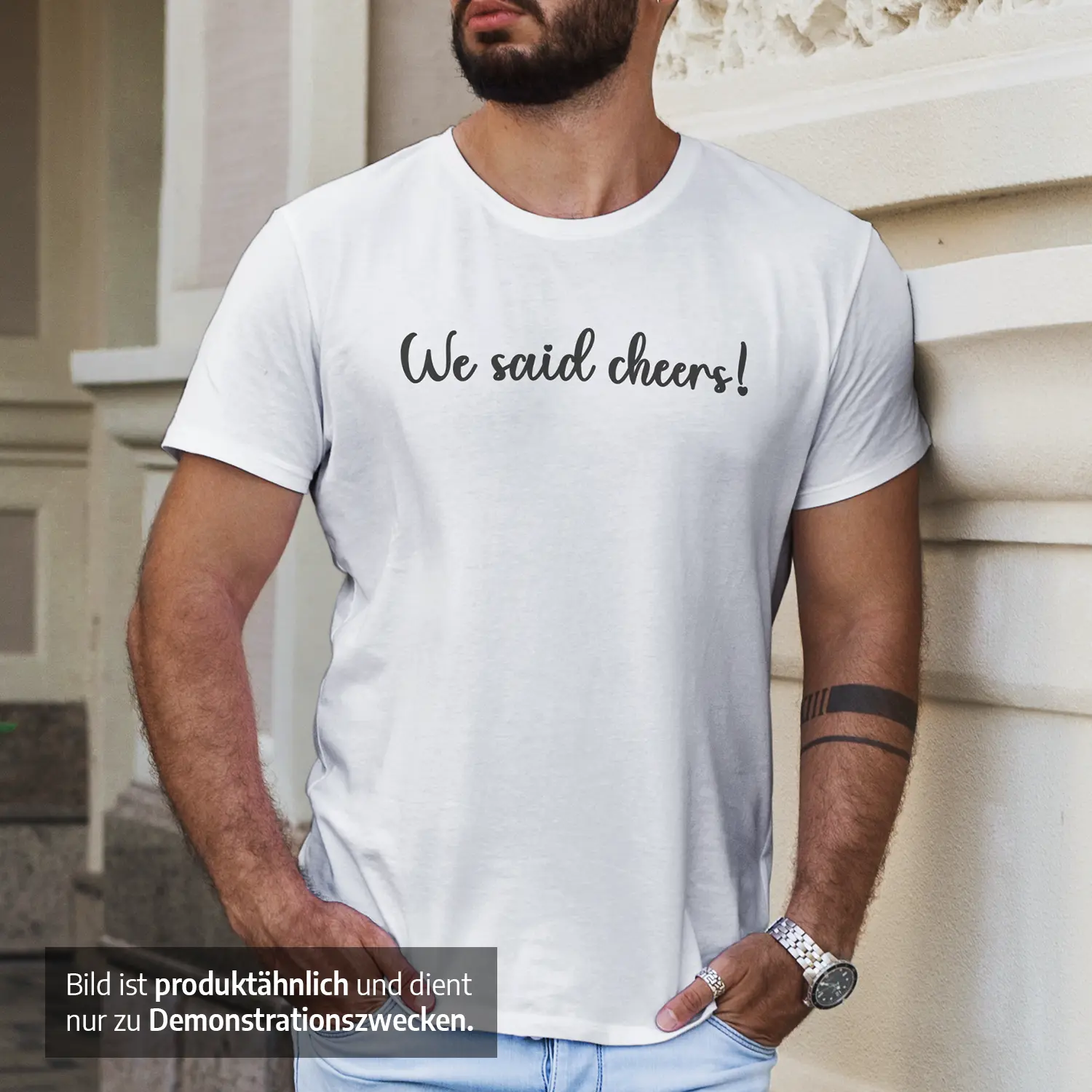 JGA T-Shirt Set für Männer und Frauen – I Said Yes! – We Said Cheers! 3 JGA T-Shirt "We said cheers!"