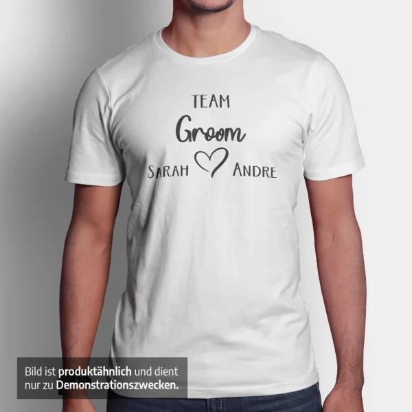 JGA - Team Groom - Mit Hochzeitspaar - Produktbild