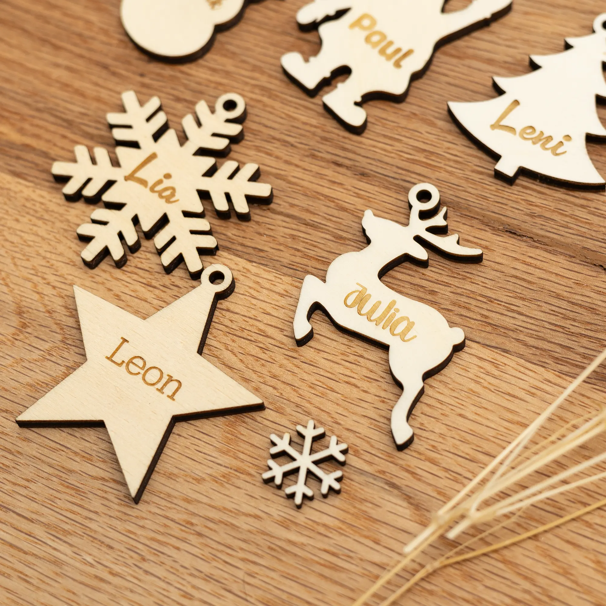 Personalisierte Geschenkanhänger für Weihnachtsgeschenke 6 Personalisierte Geschenkanhänger für Weihnachtsgeschenke - Detail2