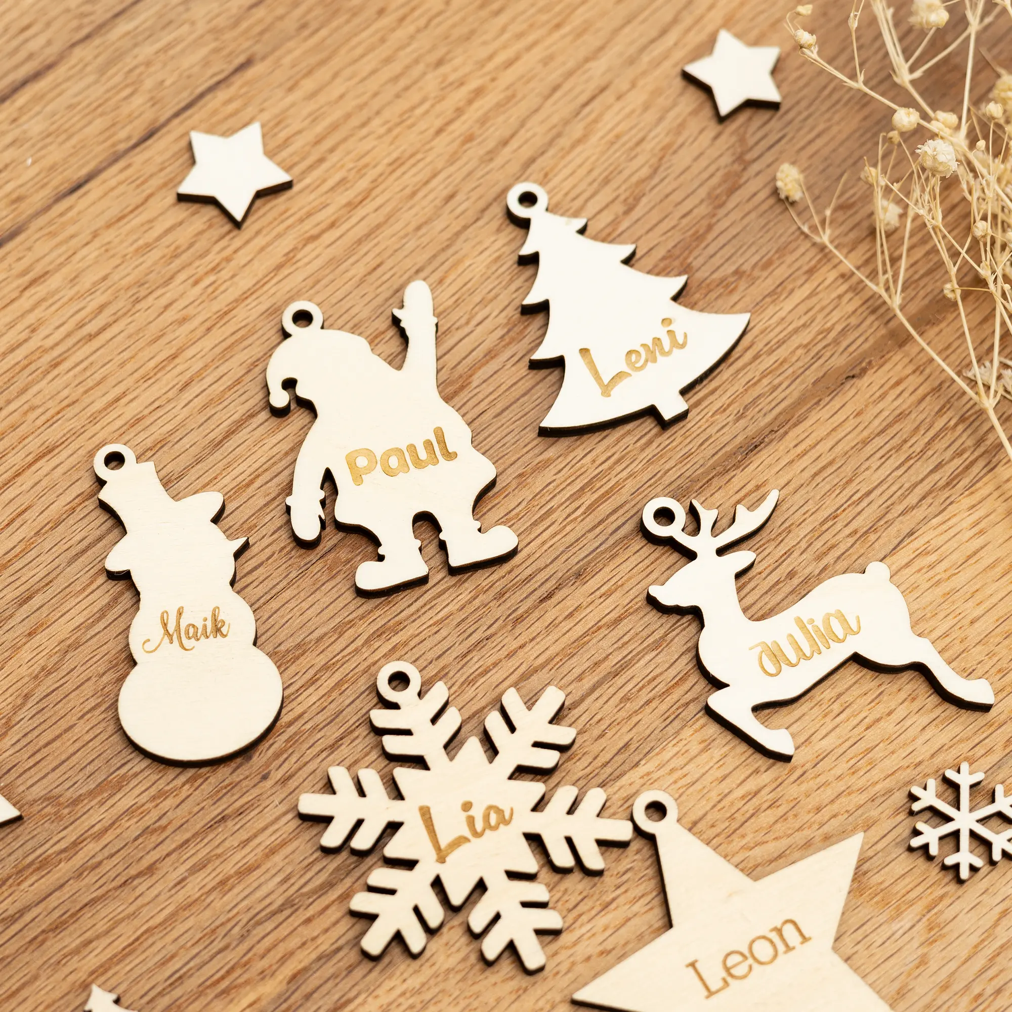 Personalisierte Geschenkanhänger für Weihnachtsgeschenke 4 Personalisierte Geschenkanhänger für Weihnachtsgeschenke - Detail3