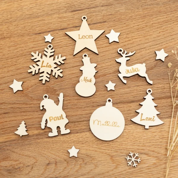 Personalisierte Geschenkanhänger für Weihnachtsgeschenke - Produktbild