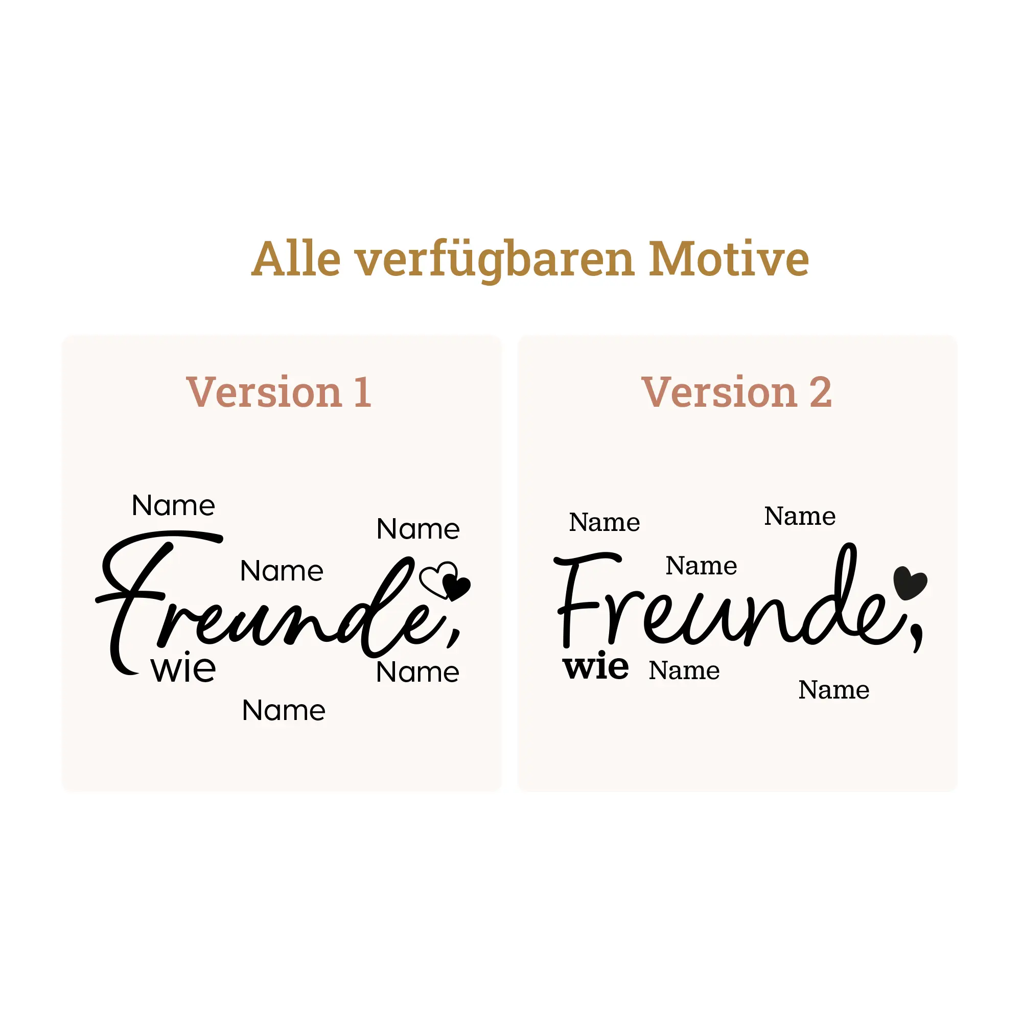 Personalisierbares Windlicht - Freunde wie 2 Personalisiertes Kerzenglas „Freunde, wie“ - Motive