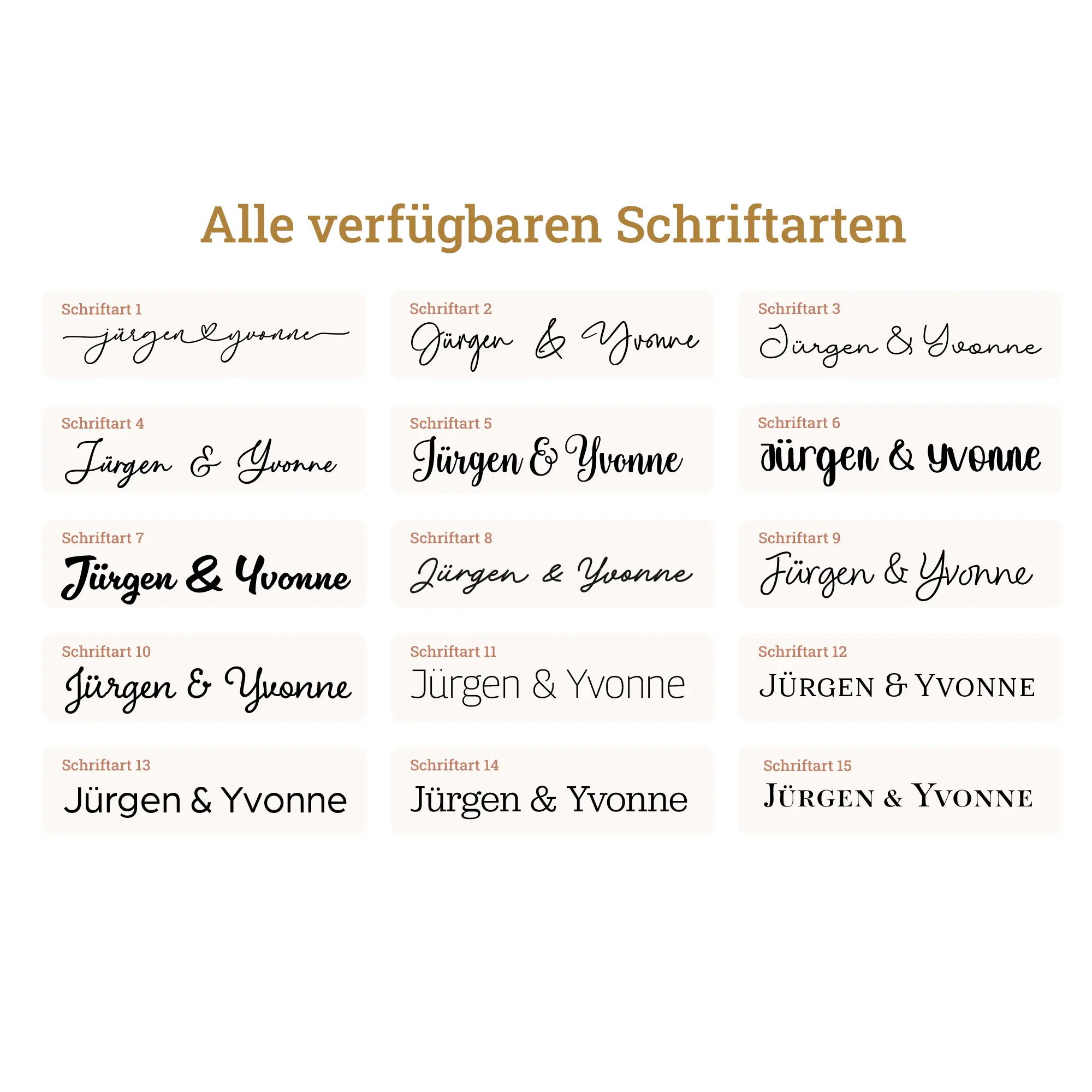 Personalisierter Valentinstag Anhänger „Erster Valentinstag“ 3 Anhänger - Erster Valentinstag - Schriften