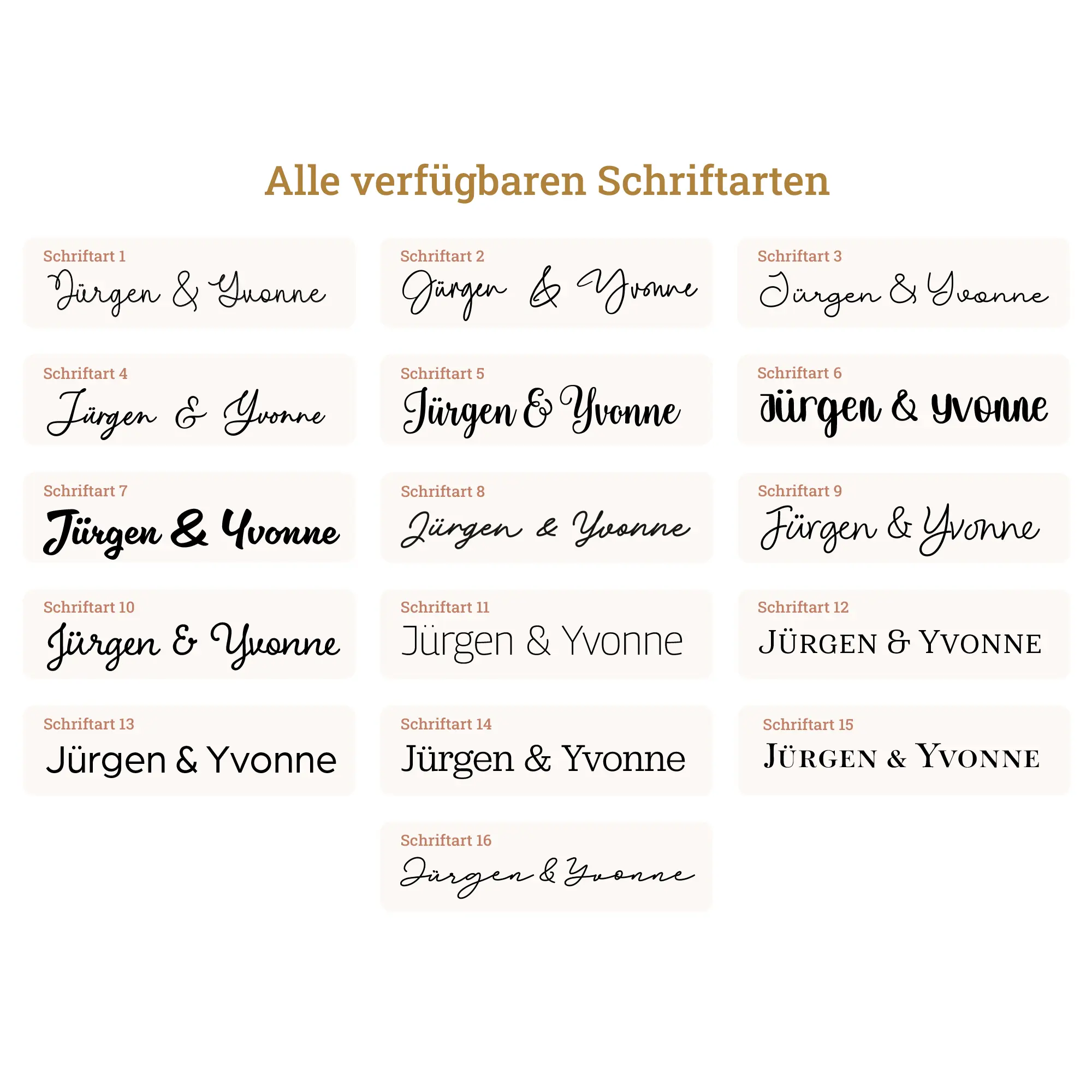 Personalisierter Herzanhänger (Handgeschnitzt) mit Namen & Wunschdatum 2 Handgeschnitzte Herzanhänger - Mit Namen und Datum - Schriftarten