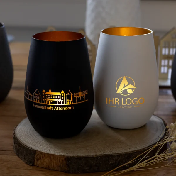 Windlicht - Attendorn Skyline und Logo