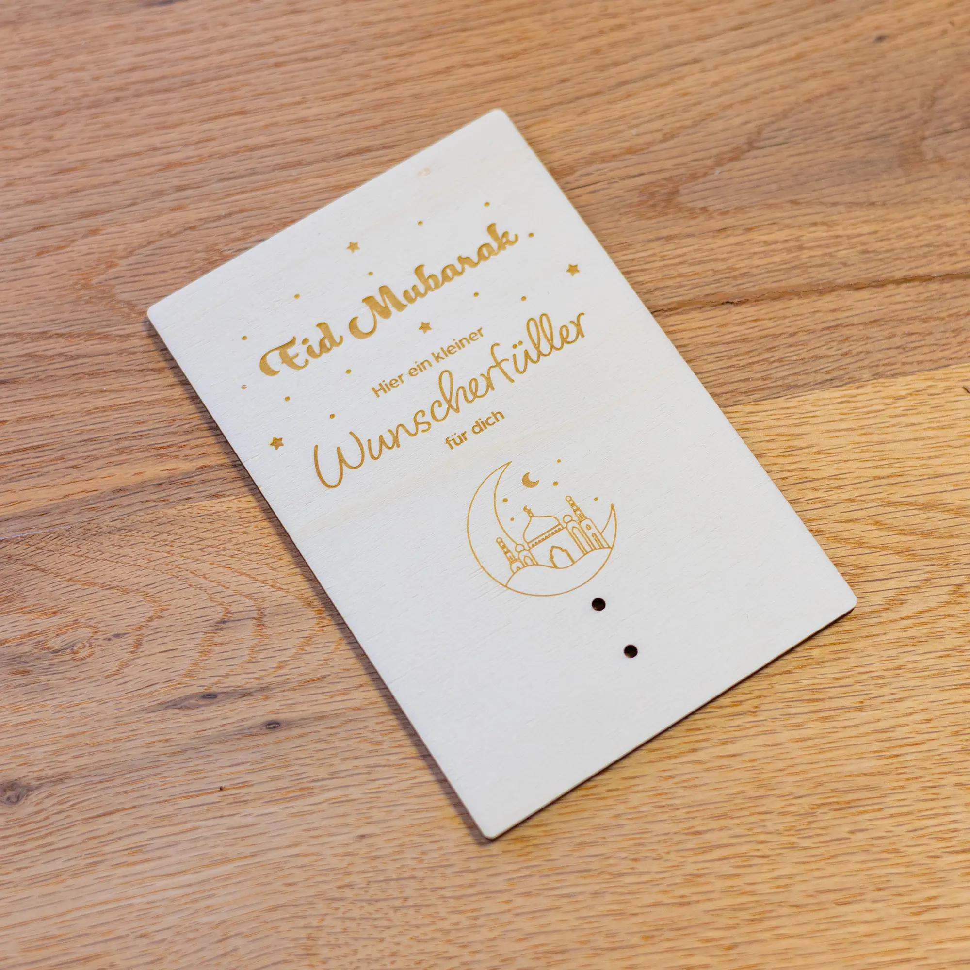 Geschenkkarte - Wunscherfüller - einfaches Design