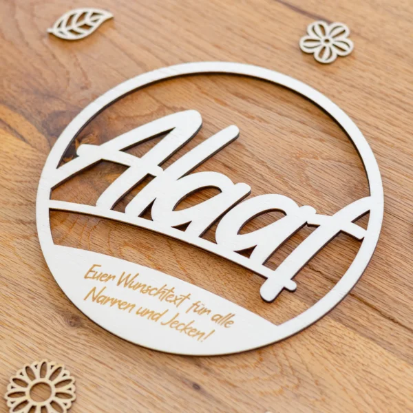 Holzring - Alaaf, Personalisierbar - Produktbild